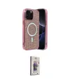 ieg™ iPhone 15 Pro Kılıf Eksen Çizgi - Siyah Bilvis 3D Cam Ekran Koruyucu