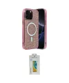 ieg™ iPhone 15 Pro Kılıf Eksen Çizgi - Siyah Polymer Nano Ekran Koruyucu