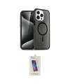 ieg™ iPhone 15 Pro Kılıf Eksen Doku Koleksiyonu - Siyah Joko 5D Cam