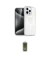 ieg™ iPhone 15 Pro Kılıf Eksen Doku Koleksiyonu - Siyah Joko Magic 5D Hayalet Cam