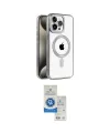 ieg™ iPhone 15 Pro Kılıf Eksen Form Koleksiyonu - Şeffaf Royal Nano Ekran Koruyucu