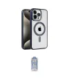 ieg™ iPhone 15 Pro Kılıf Eksen Form Koleksiyonu - Siyah Joko Magic 5D Cam