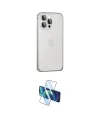 ieg™ iPhone 15 Pro Kılıf Eksen Form Serisi - Siyah 3D Antistatik Seramik Nano Ekran Koruyucu