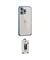ieg™ iPhone 15 Pro Kılıf Eksen Form Serisi - Siyah Bilvis Hayalet Cam Ekran Koruyucu