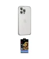 ieg™ iPhone 15 Pro Kılıf Eksen Form Serisi - Siyah Buffer Hayalet Cam Ekran Koruyucu