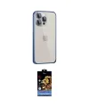 ieg™ iPhone 15 Pro Kılıf Eksen Form Serisi - Siyah Buffer Hayalet Cam Ekran Koruyucu