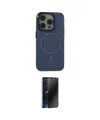 ieg™ iPhone 15 Pro Kılıf Eksen Işık Prime - Siyah 3D Antistatik Hayalet Cam Ekran Koruyucu