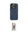 ieg™ iPhone 15 Pro Kılıf Eksen Işık Prime - Siyah Bilvis 3D Cam Ekran Koruyucu