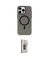 ieg™ iPhone 15 Pro Kılıf Eksen Işık Prime - Siyah Bilvis 3D Cam Ekran Koruyucu