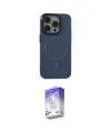 ieg™ iPhone 15 Pro Kılıf Eksen Işık Prime - Siyah Bilvis 5in1 3D Magic Cam Ekran Koruyucu