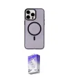 ieg™ iPhone 15 Pro Kılıf Eksen Işık Prime - Siyah Bilvis 5in1 3D Magic Cam Ekran Koruyucu