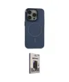 ieg™ iPhone 15 Pro Kılıf Eksen Işık Prime - Siyah Bilvis Hayalet Cam Ekran Koruyucu