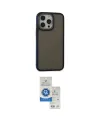 ieg™ iPhone 15 Pro Kılıf Eksen Işık - Şeffaf Royal Nano Ekran Koruyucu