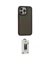 ieg™ iPhone 15 Pro Kılıf Eksen Işık - Siyah Bilvis Hayalet Cam Ekran Koruyucu
