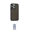 ieg™ iPhone 15 Pro Kılıf Eksen Işık - Siyah Joko Magic 5D Cam