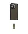 ieg™ iPhone 15 Pro Kılıf Eksen Işık - Siyah Joko Magic 5D Hayalet Cam