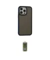 ieg™ iPhone 15 Pro Kılıf Eksen Işık - Siyah Joko Magic 5D Hayalet Cam