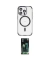 ieg™ iPhone 15 Pro Kılıf Eksen Klasik Koleksiyonu - Şeffaf 360 Full Body Arka Koruyucu