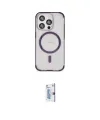 ieg™ iPhone 15 Pro Kılıf Eksen Klasik Koleksiyonu - Siyah Bilvis 0.18mm Plus Cam Ekran Koruyucu