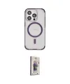 ieg™ iPhone 15 Pro Kılıf Eksen Klasik Koleksiyonu - Siyah Bilvis 3D Cam Ekran Koruyucu