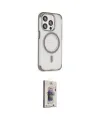 ieg™ iPhone 15 Pro Kılıf Eksen Klasik Koleksiyonu - Siyah Bilvis 3D Cam Ekran Koruyucu