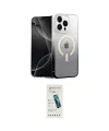 ieg™ iPhone 15 Pro Kılıf Eksen Minimal Özel Seri - Şeffaf Pasifik Cam Ekran Koruyucu