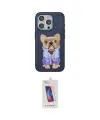 ieg™ iPhone 15 Pro Kılıf İz Minimal Koleksiyonu - Siyah Joko 5D Cam