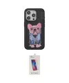 ieg™ iPhone 15 Pro Kılıf İz Minimal Koleksiyonu - Siyah Joko 5D Cam