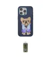 ieg™ iPhone 15 Pro Kılıf İz Minimal Koleksiyonu - Siyah Joko Magic 5D Hayalet Cam