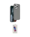 ieg™ iPhone 15 Pro Kılıf Kıvılcım Çizgi Serisi - Siyah Joko 5D Cam