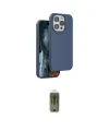 ieg™ iPhone 15 Pro Kılıf Kıvılcım Çizgi Serisi - Siyah Joko Magic 5D Hayalet Cam
