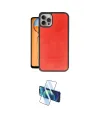 ieg™ iPhone 15 Pro Kılıf Kıvılcım Işık Serisi - Siyah 3D Antistatik Cam Ekran Koruyucu