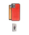 ieg™ iPhone 15 Pro Kılıf Kıvılcım Işık Serisi - Siyah Bilvis 3D Cam Ekran Koruyucu