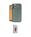 ieg™ iPhone 15 Pro Kılıf Kıvılcım Işık Serisi - Siyah Bilvis 3D Cam Ekran Koruyucu