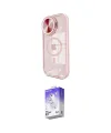 ieg™ iPhone 15 Pro Kılıf Kıvılcım Modern Koleksiyonu - Siyah Bilvis 5in1 3D Magic Cam Ekran Koruyucu