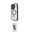 ieg™ iPhone 15 Pro Kılıf Kıvılcım Modern Koleksiyonu - Siyah Joko 5D Cam