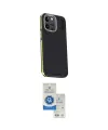 ieg™ iPhone 15 Pro Kılıf Kıvılcım Modern Özel Seri - Şeffaf Royal Nano Ekran Koruyucu