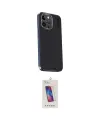 ieg™ iPhone 15 Pro Kılıf Kıvılcım Modern Özel Seri - Siyah Joko 5D Cam