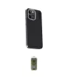 ieg™ iPhone 15 Pro Kılıf Kıvılcım Modern Özel Seri - Siyah Joko Magic 5D Hayalet Cam