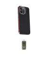 ieg™ iPhone 15 Pro Kılıf Kıvılcım Modern Özel Seri - Siyah Joko Magic 5D Hayalet Cam