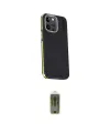 ieg™ iPhone 15 Pro Kılıf Kıvılcım Modern Özel Seri - Siyah Joko Magic 5D Hayalet Cam