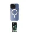 ieg™ iPhone 15 Pro Kılıf Kozmos Çizgi Prime - Şeffaf 360 Full Body Arka Koruyucu