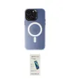 ieg™ iPhone 15 Pro Kılıf Kozmos Çizgi Prime - Şeffaf Pasifik Cam Ekran Koruyucu