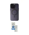 ieg™ iPhone 15 Pro Kılıf Kozmos Çizgi Prime - Şeffaf Royal Nano Ekran Koruyucu