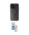 ieg™ iPhone 15 Pro Kılıf Kozmos Çizgi Prime - Şeffaf Royal Nano Ekran Koruyucu