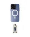 ieg™ iPhone 15 Pro Kılıf Kozmos Çizgi Prime - Siyah Bilvis Hayalet Cam Ekran Koruyucu