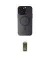 ieg™ iPhone 15 Pro Kılıf Kozmos Çizgi Prime - Siyah Joko Magic 5D Hayalet Cam