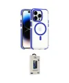 ieg™ iPhone 15 Pro Kılıf Kozmos Doku Koleksiyonu - Siyah Bilvis Hayalet Cam Ekran Koruyucu