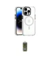 ieg™ iPhone 15 Pro Kılıf Kozmos Doku Koleksiyonu - Siyah Joko Magic 5D Hayalet Cam