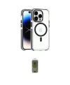 ieg™ iPhone 15 Pro Kılıf Kozmos Doku Koleksiyonu - Siyah Joko Magic 5D Hayalet Cam